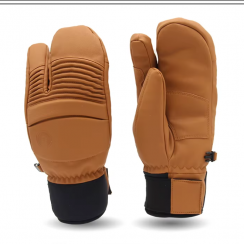 10 Prs Waterproof Windproof Winter PU Leather Ski Gloves