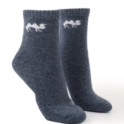 6 Prs Mens Mid Ankle Winter Animal Jacquard Cashmere knitted Socks